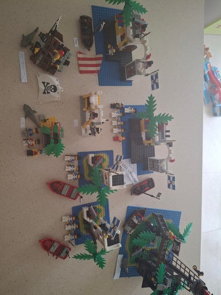 6 verschillende lego piraten 6267 6270 6265 6261 6258 6259, Ophalen of Verzenden, Lego
