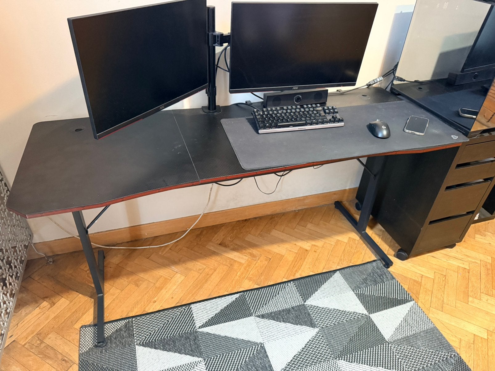 Bureau gaming, Bureau gaming, Comme neuf, Enlèvement, Moderne