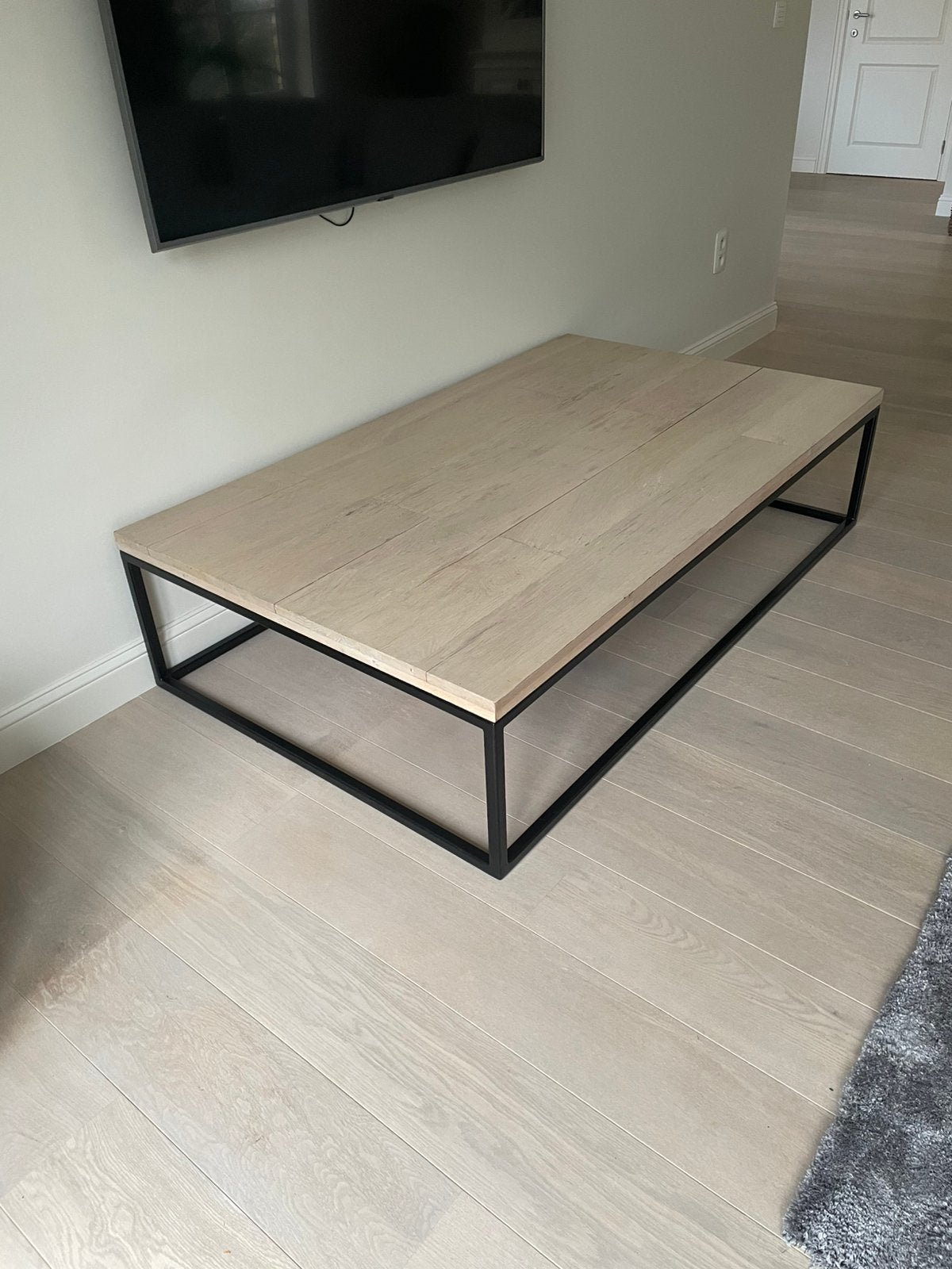 Salontafel landelijke stijl, Huis en Inrichting, Tafels | Salontafels, Ophalen, Gebruikt, 50 tot 100 cm, Landelijk