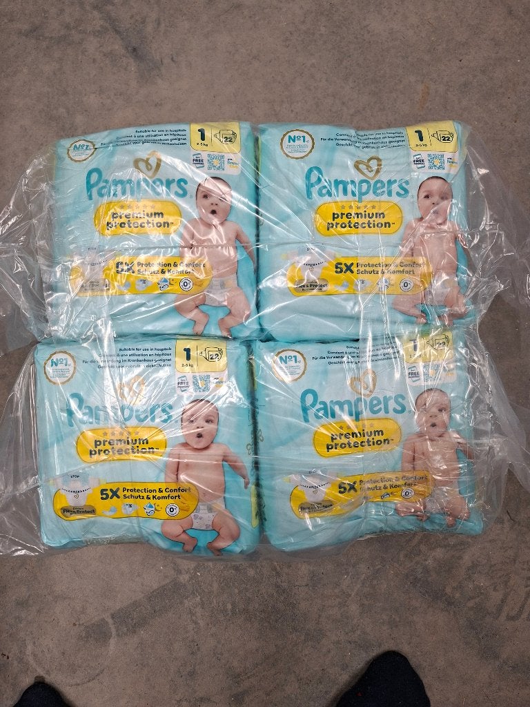 Pampers Premium Protection Maat 1 8x22: 176 stuks, Enlèvement ou Envoi