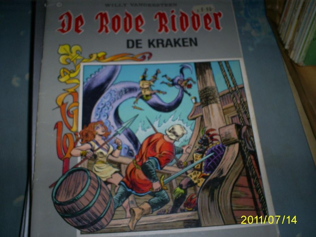 De rode ridder strips grijze cover deel 3, Boeken, Meerdere stripboeken, Ophalen of Verzenden, Gelezen, Willy Vandersteen