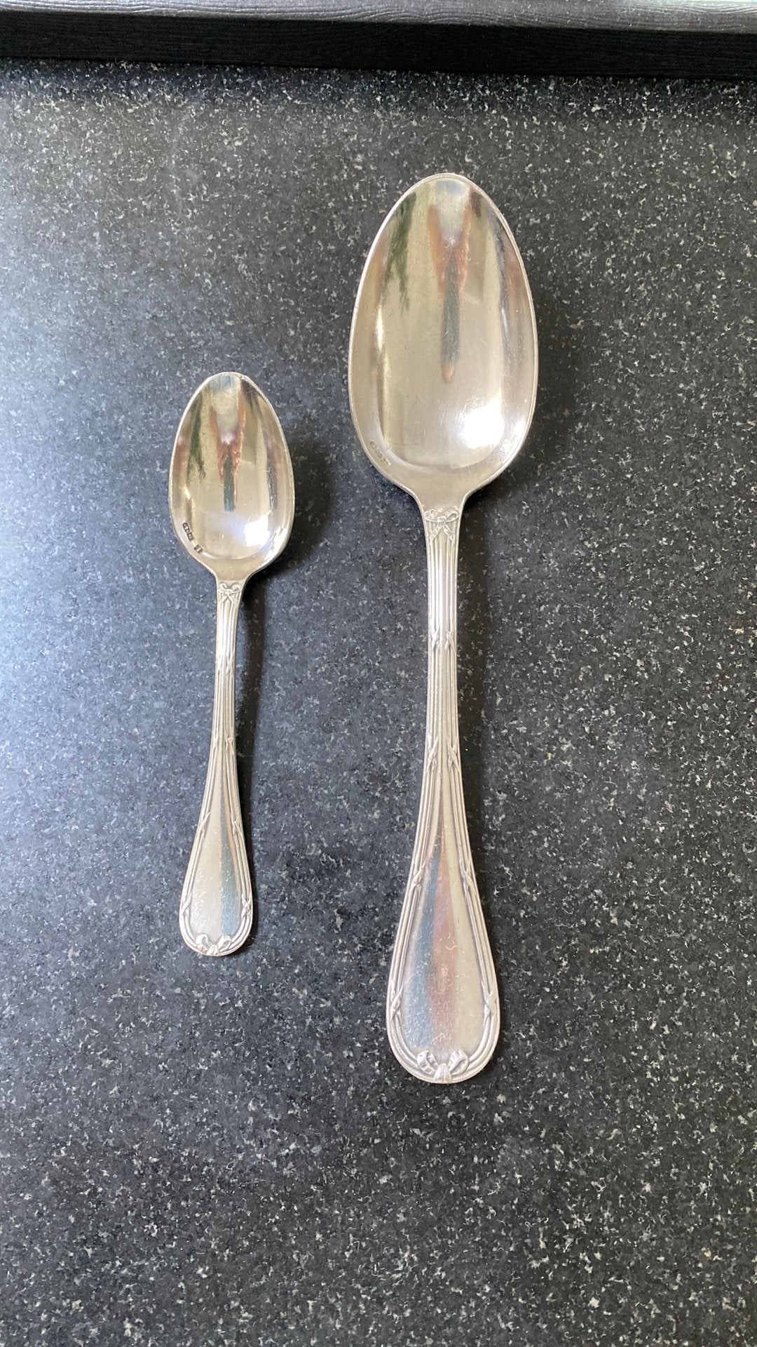 Christofle Rubans soeplepel en koffielepel, Ophalen