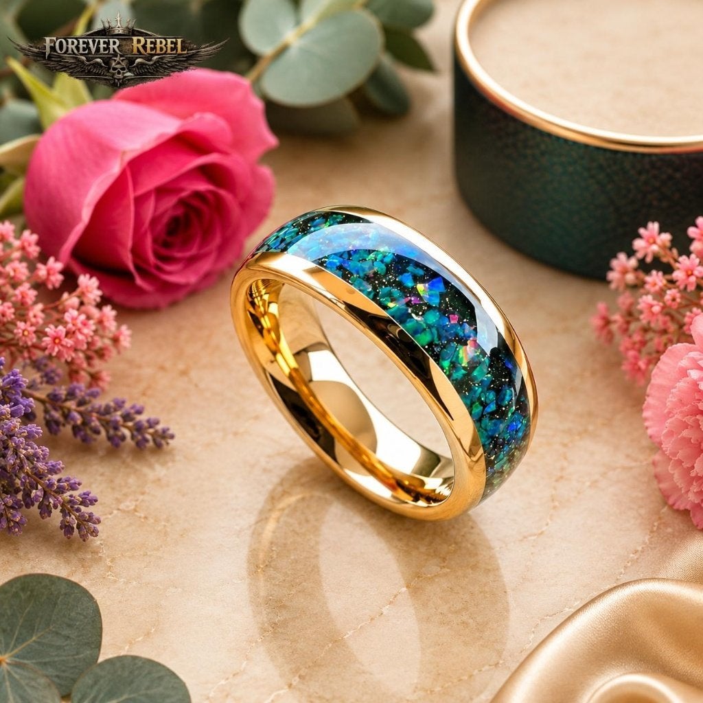 Wolfraam Trouwringen - Aurelia Tide Goud - Diverse Maten, Neuf, Autres couleurs, Femme ou Homme, Envoi