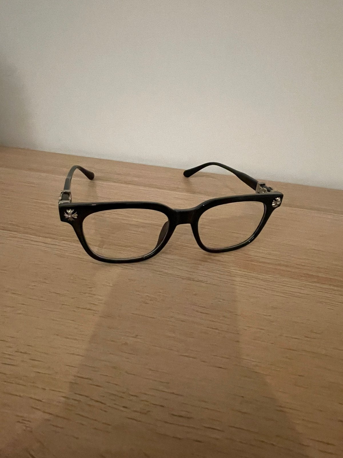 Doorzichtige bril, Handtassen en Accessoires, Zwart, Nieuw, Bril, Ophalen
