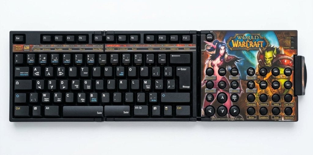 Set de touches clavier ZBoard World of Warcraft (Azerty), Azerty, Zo goed als nieuw, Opvouwbaar, Bedraad