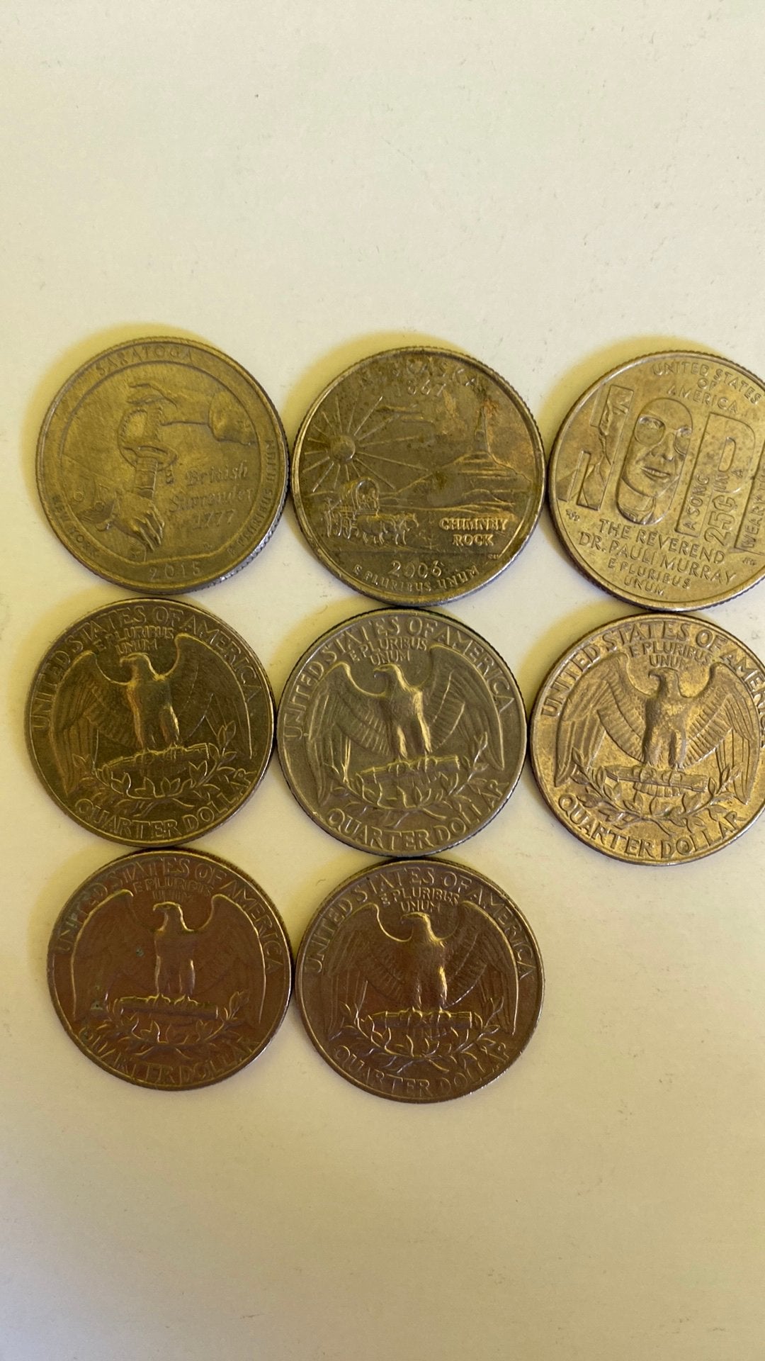 Verzameling quarters, Postzegels en Munten, Ophalen, Overige landen, Setje
