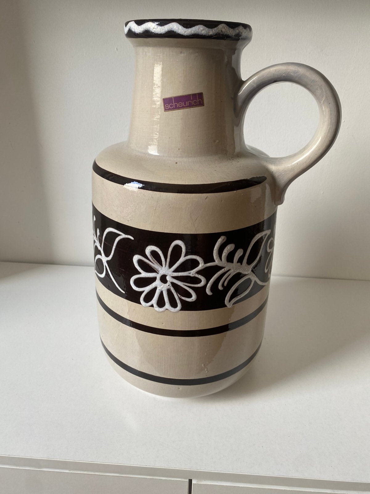 Vase vintage west Germany Scheurich, Enlèvement ou Envoi