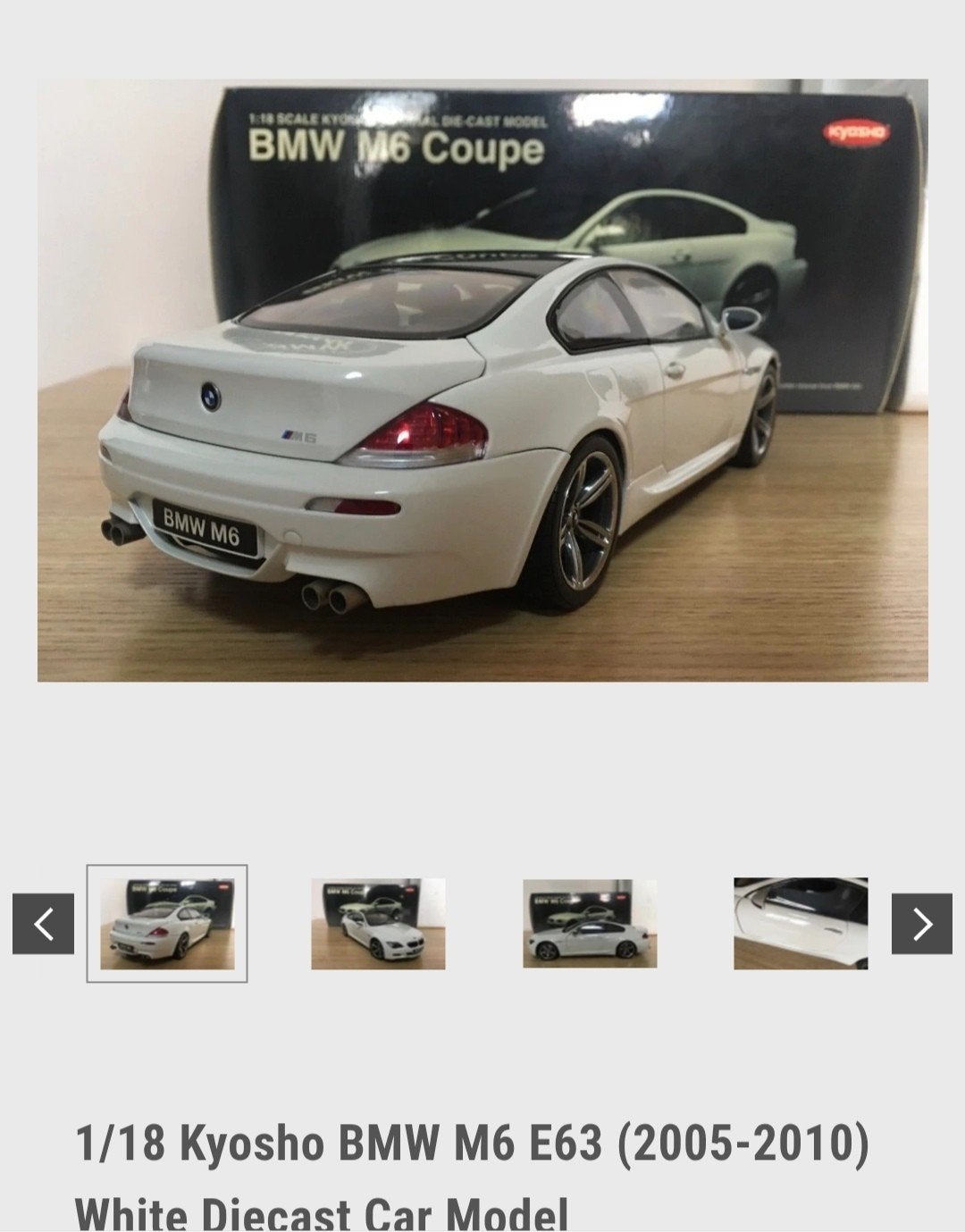 Bmw M6 E63 kyosho, Hobby & Loisirs créatifs, Enlèvement ou Envoi, Kyosho