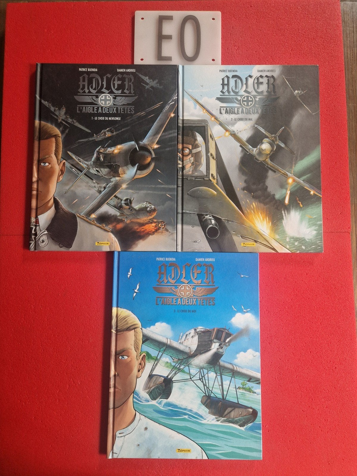 lot de 3 bd adler l aigle à deux têtes 1 à 3,EO, Livres, Enlèvement ou Envoi