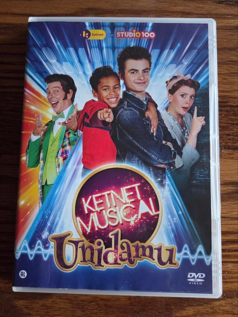 Ketnet Musical Unidamu - DVD, Cd's en Dvd's, Alle leeftijden, Ophalen of Verzenden, Zo goed als nieuw