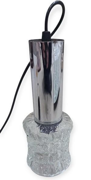 70's grote cascade hanglamp., Retrohouse@telenet.be, B, Ophalen of Verzenden, Glas