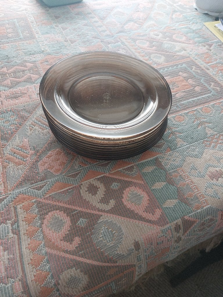 Dessertbordjes, Huis en Inrichting, Ophalen, Zo goed als nieuw, Glas, Bord(en)