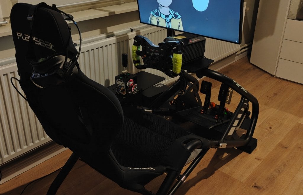 Sim Racing Setup, Games en Spelcomputers, Games | Pc, Zo goed als nieuw, Simulatie, 1 speler, Eén computer, Online, Virtual Reality