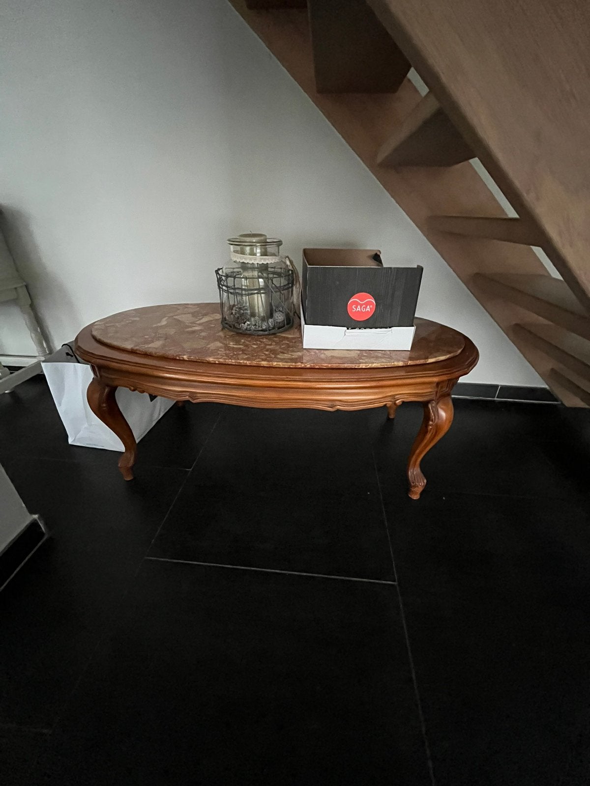 Vintage tafel, Ophalen