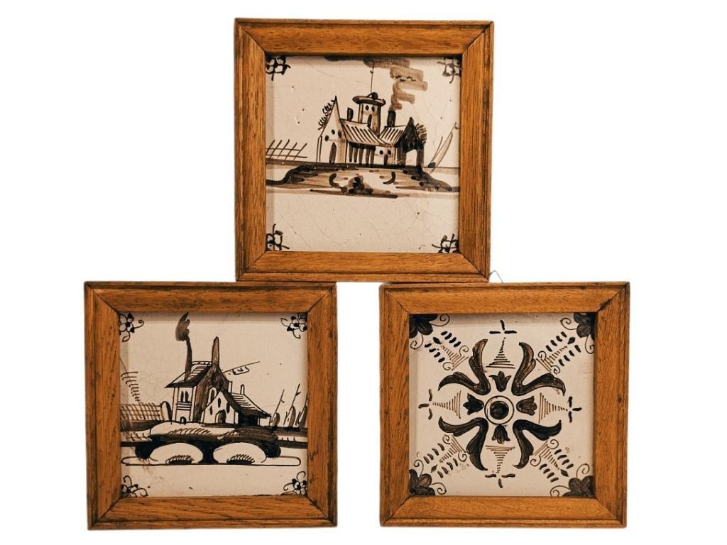 Carreaux de DELFT, en faïence émaillée du XVIIIème Siècle., Antiquités & Art, Antiquités | Céramique & Poterie, Enlèvement ou Envoi