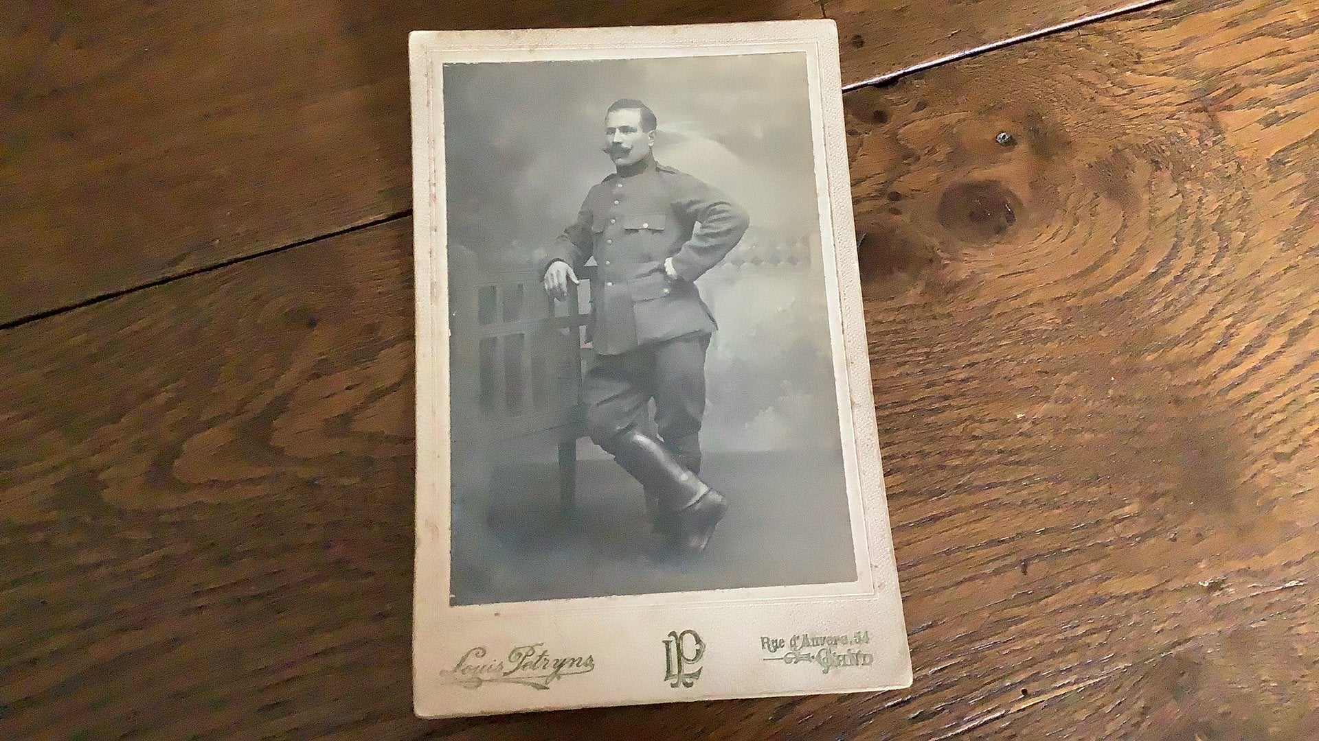 Oude foto militair gent, Verzamelen, Ophalen of Verzenden, Zo goed als nieuw, Foto