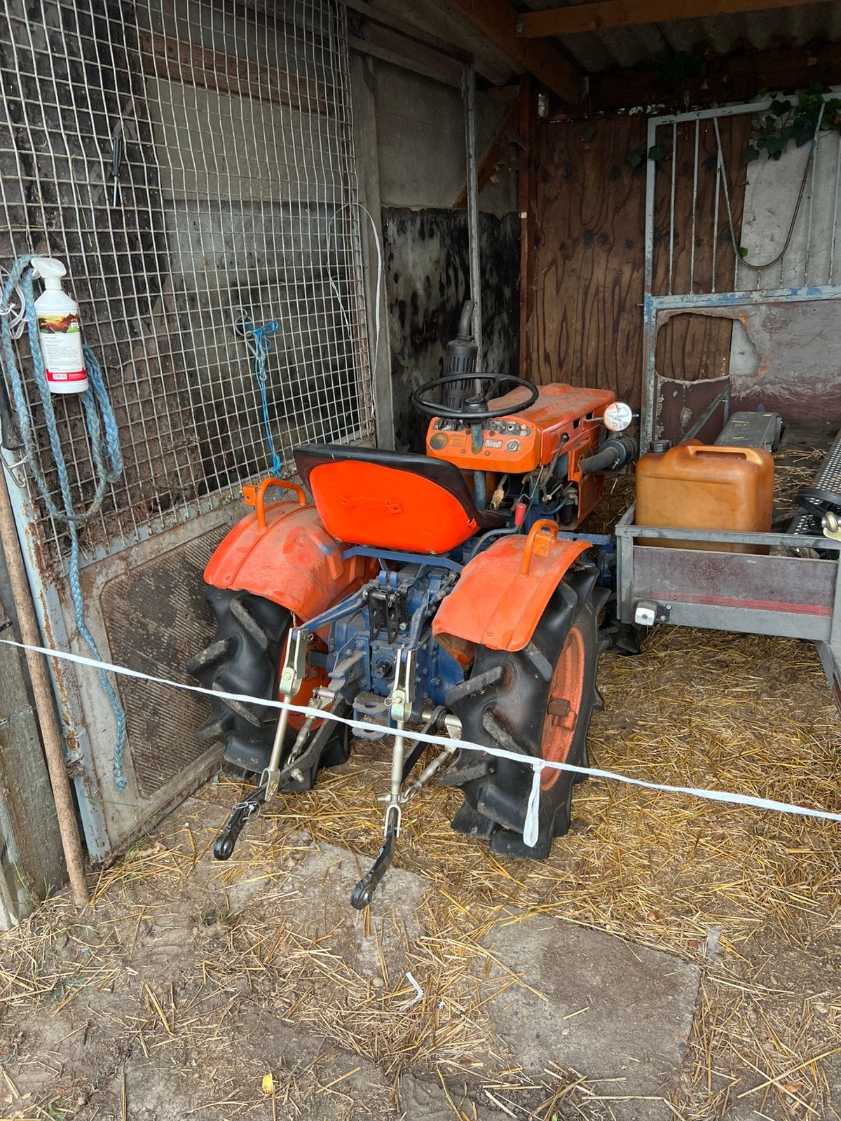 Mini tractor Kubota B7001 in een lot, Enlèvement, Utilisé, Jusqu'à 80 ch, Autres marques