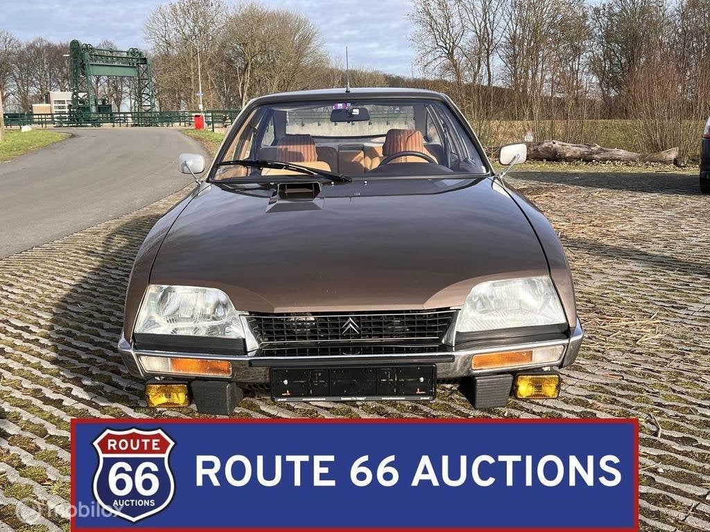 Citroën CX 2400 | 1976 | Route 66 Auctions, Citroën, Zwart, Bedrijf, Handgeschakeld