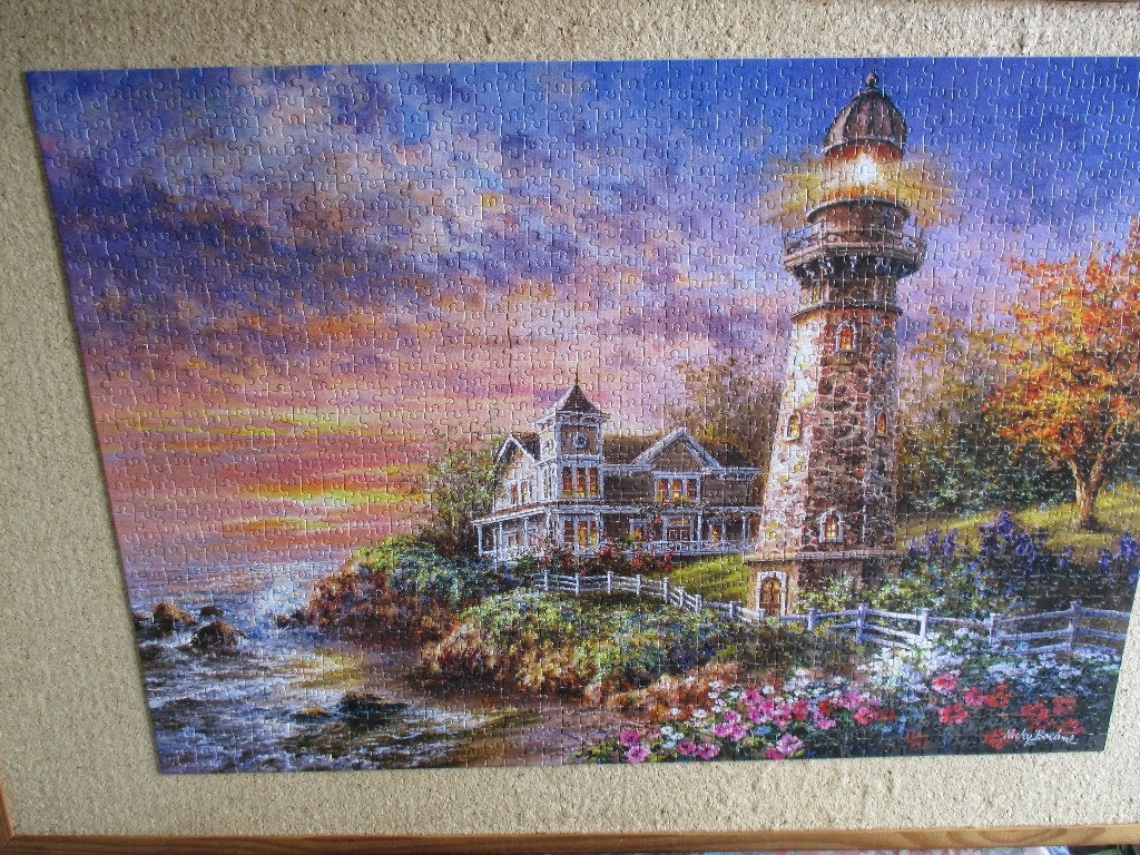 puzzel castorland vuurtoren 1500, Ophalen of Verzenden, 500 t/m 1500 stukjes, Zo goed als nieuw, Legpuzzel