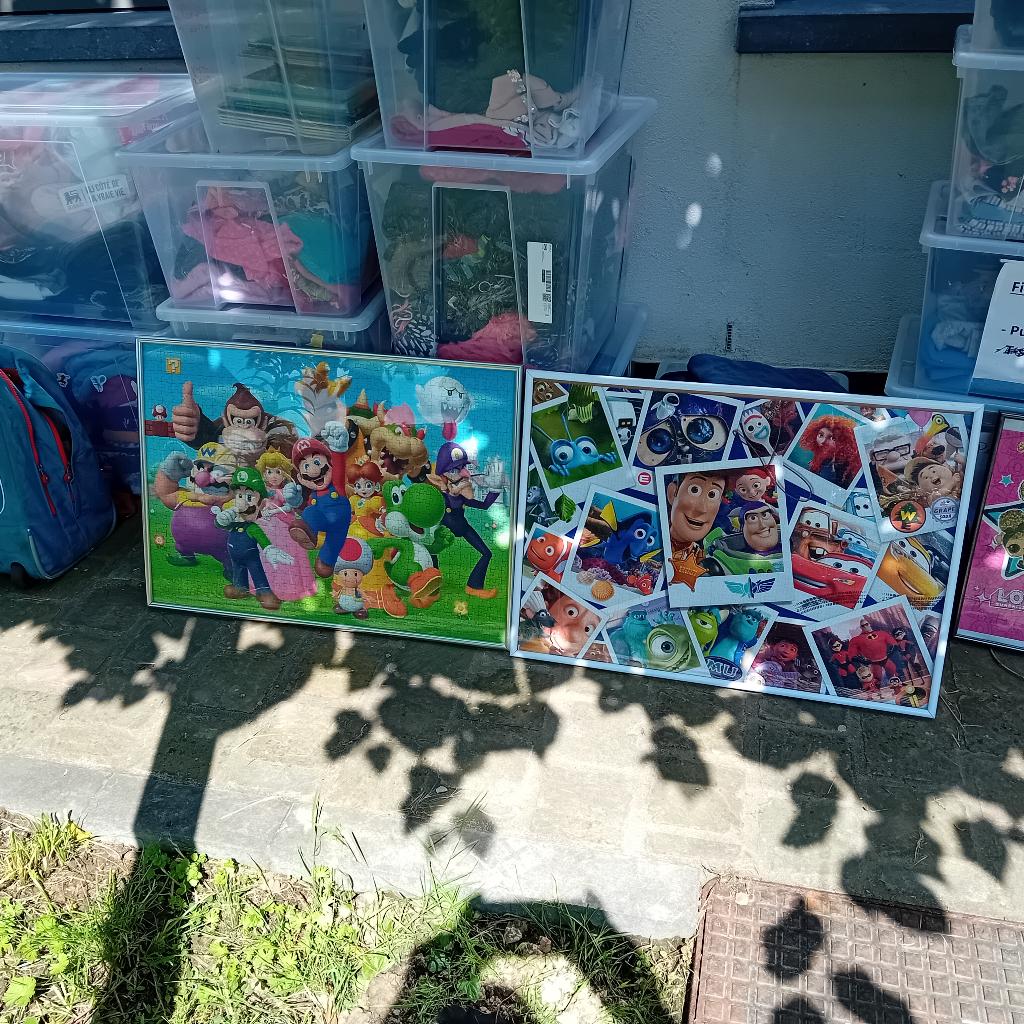 Puzzles Mario luigi cars toy story, Collections, Enlèvement, Comme neuf, Autres types