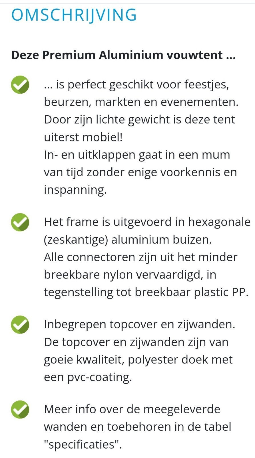 4x4 vouwtent, zandkleur (beige), Tuin en Terras, Ophalen, Opvouwbaar, Overige typen, Zo goed als nieuw