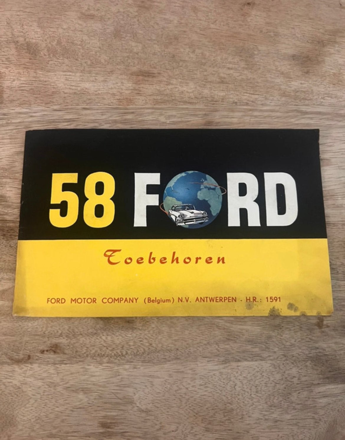 1958 ford handleiding / accessoires, Ophalen of Verzenden