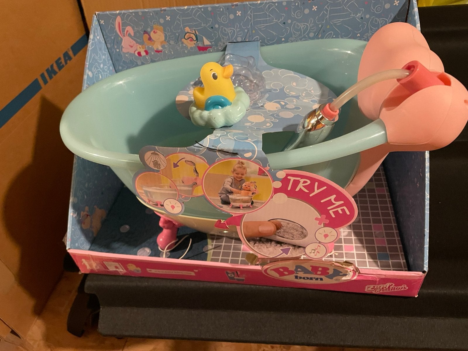 Bany Born poppenbad, Ophalen, Zo goed als nieuw