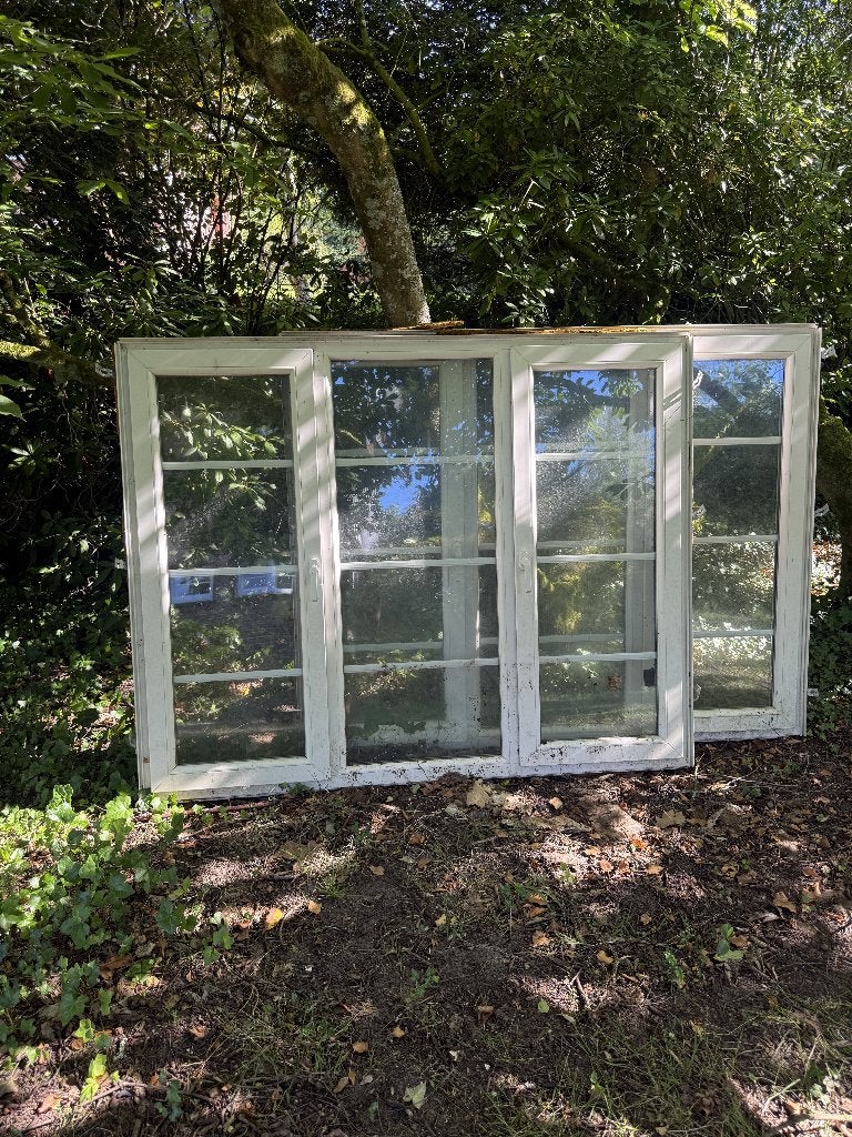 Ramen Schuco pvc 160x200 (2 stuks), Doe-het-zelf en Bouw, Ophalen, Gevelraam of Ruit, Gebruikt, 160 cm of meer