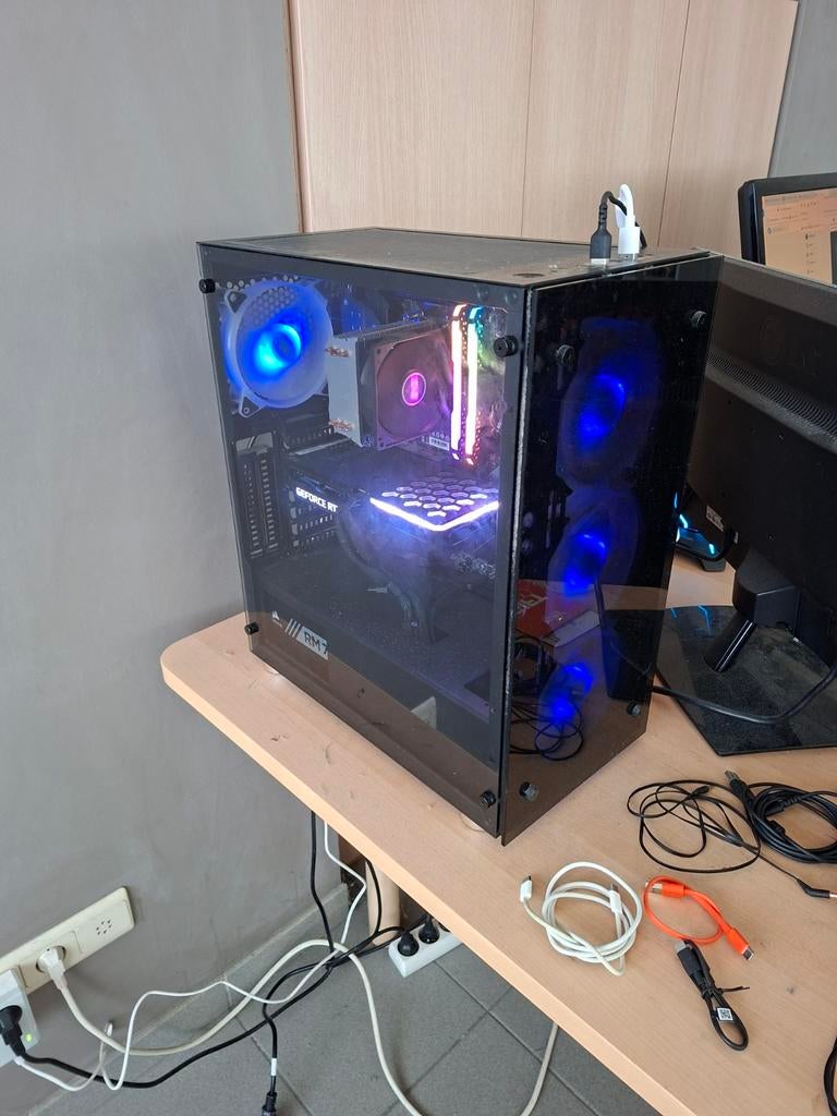 Gaming-pc - AMD Ryzen 5 5600X/RTX 3060 Ti/16 GB DDR4/512 GB, Computers en Software, Ophalen