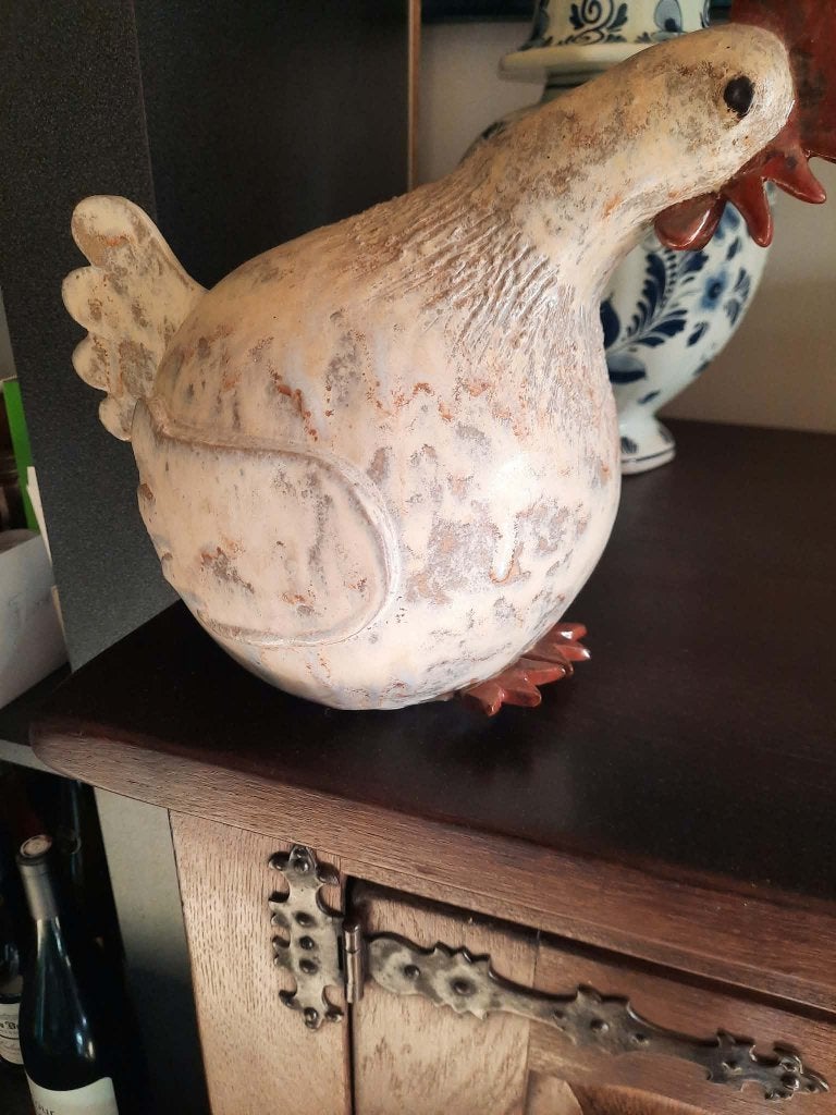 grande poule en porcelaine, Antiquités & Art, Enlèvement