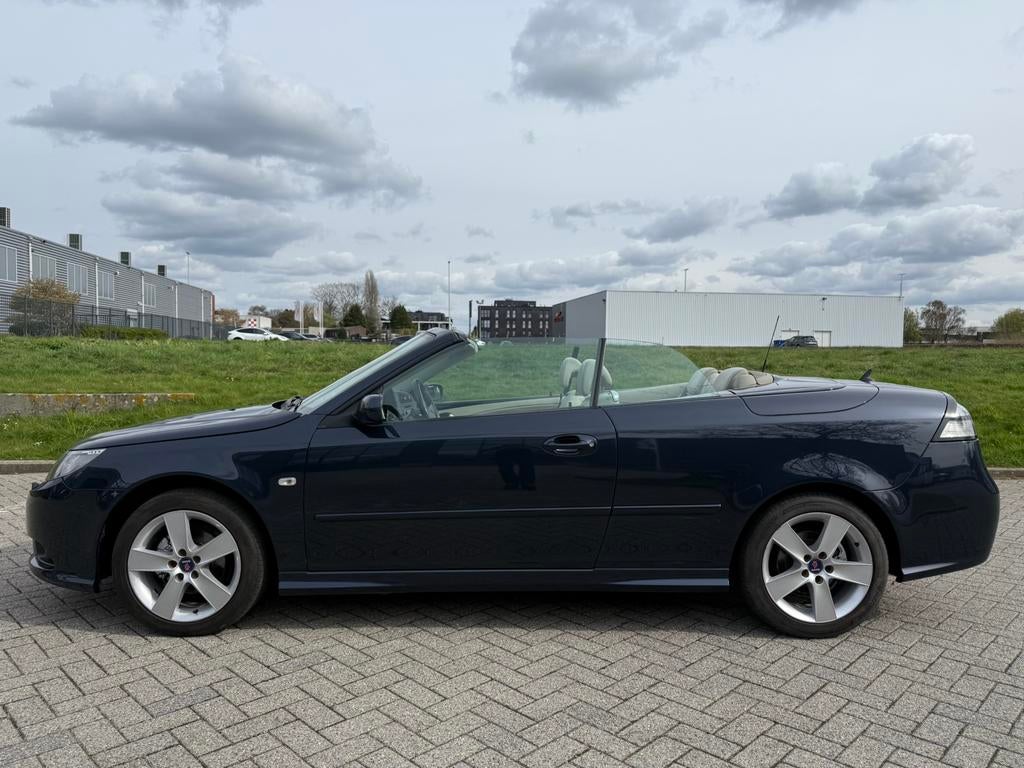 Saab 9-3 1.8t Vector cabrio met nieuwe kap, Auto's, Saab, Voorwielaandrijving, 4 cilinders, Cabriolet, Blauw