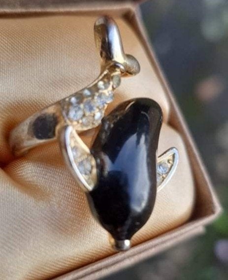 Oude dolfijn vintage ring., Handtassen en Accessoires, Kettinghangers, Verzenden