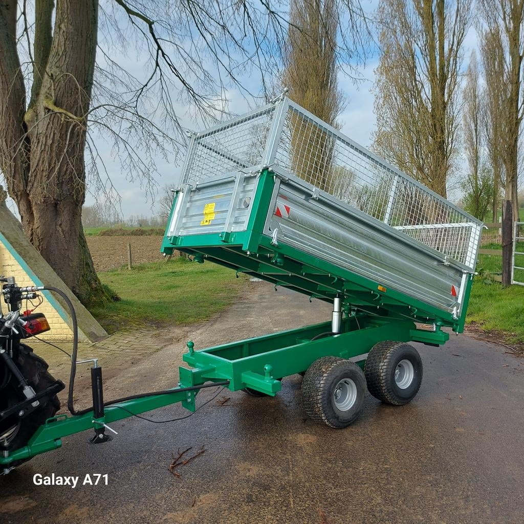 3 punt kipper minitractor 2.5T met loofrekken UNIEK!, Zakelijke goederen, Ophalen