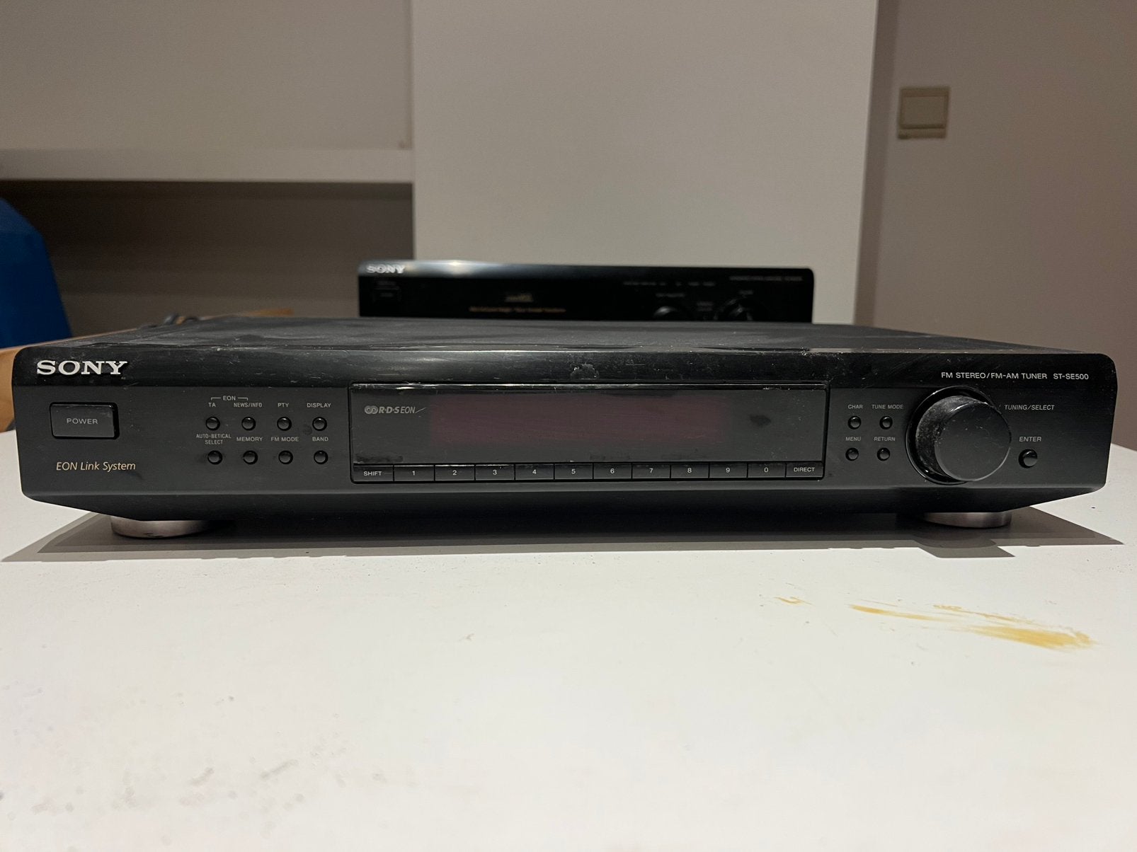 Sony ST-SE500 AM/FM Stereo Tuner (met RDS/EON) – Nette staat, Audio, Tv en Foto, Ophalen, Gebruikt