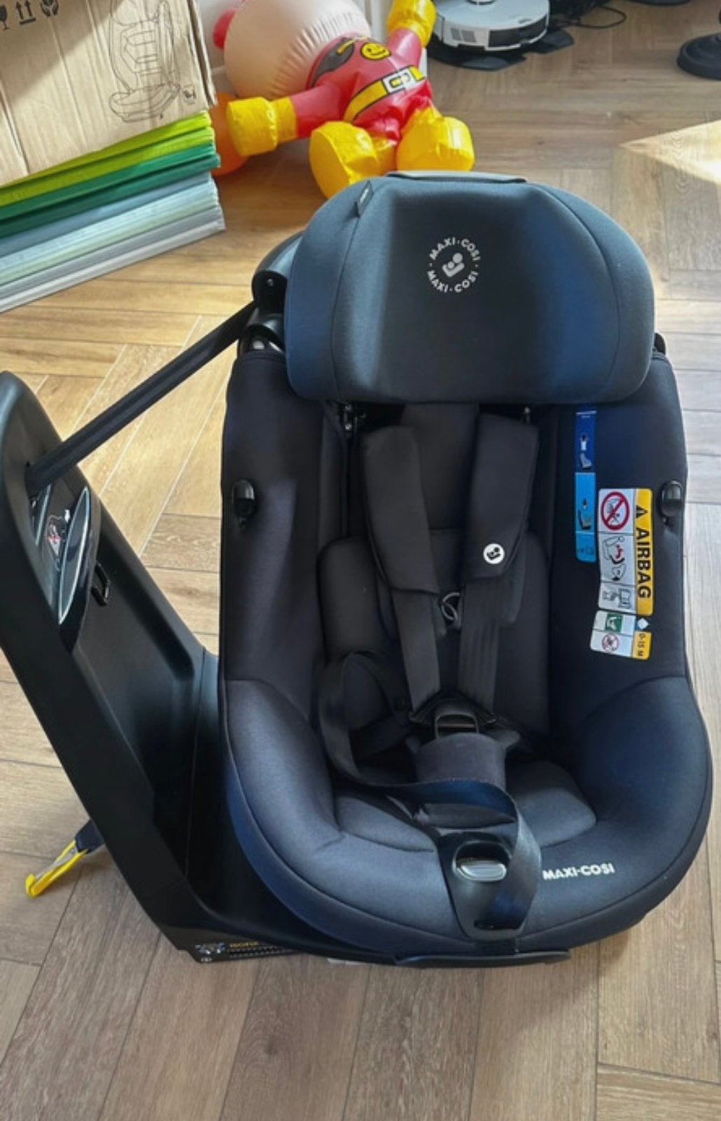Maxi Cosi AxissFix-autostoeltje draait 360. 9- tot 18 kg, Verstelbare rugleuning, Babygeluk, 9 t/m 18 kg, Ophalen of Verzenden