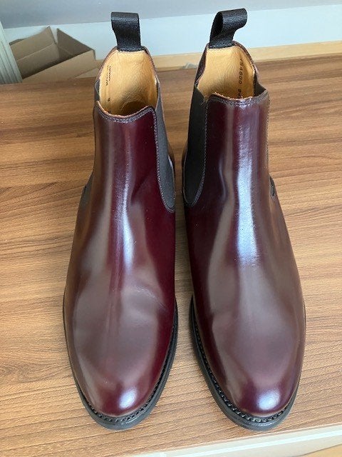Bottines Chelsea de couleur bordeaux, Vêtements | Hommes, Chaussures, Bottes, Autres couleurs, Comme neuf, Enlèvement