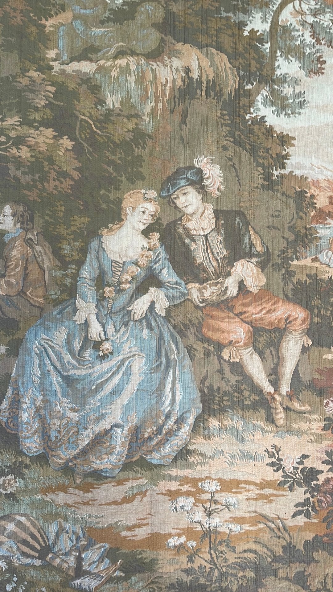 Gobelin wandtappijt, Ophalen, 50 tot 100 cm, Zo goed als nieuw, Rechthoekig