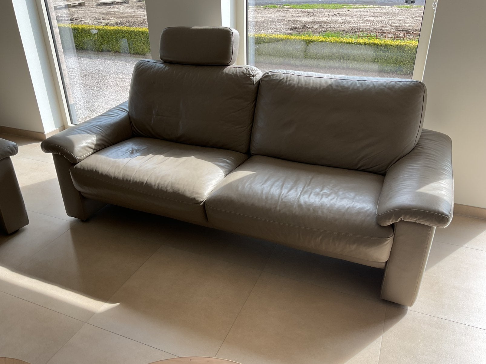 Zetel 2 en 3 zit, Maison & Meubles, Canapés | Salons, 200 à 250 cm, Banc droit, Comme neuf, Enlèvement