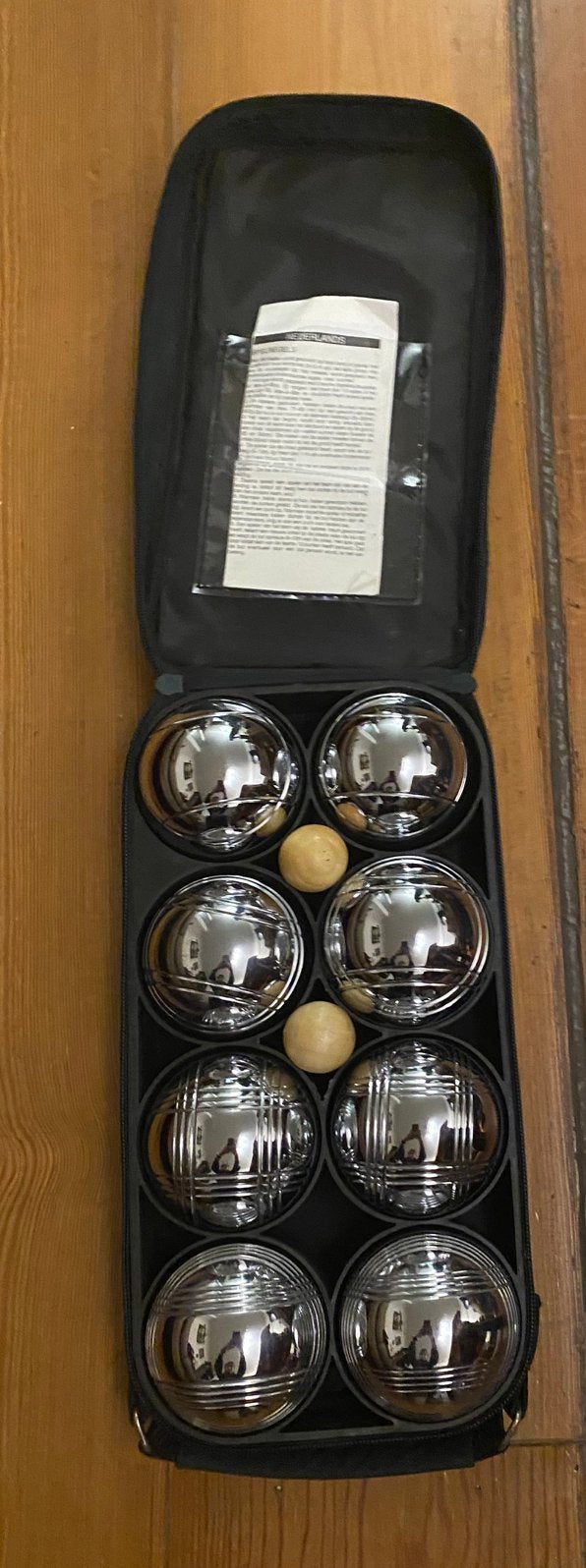 Petanque ballen met accessoires, Ophalen, Nieuw