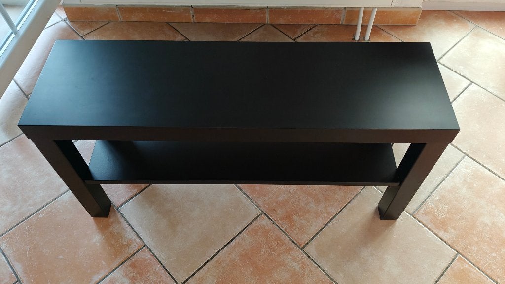 Petit meuble TV noire - Small TV stand black, 25 à 50 cm, Moins de 100 cm, Comme neuf, Enlèvement