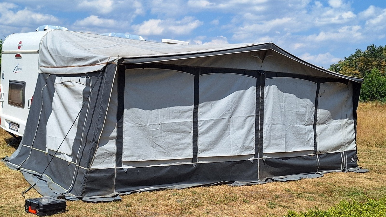 Doréma Ibiza XL 270 De Luxe taille 14 et ensemble de tubes s, Caravanes & Camping, Auvents, Enlèvement, PVC, Dorema