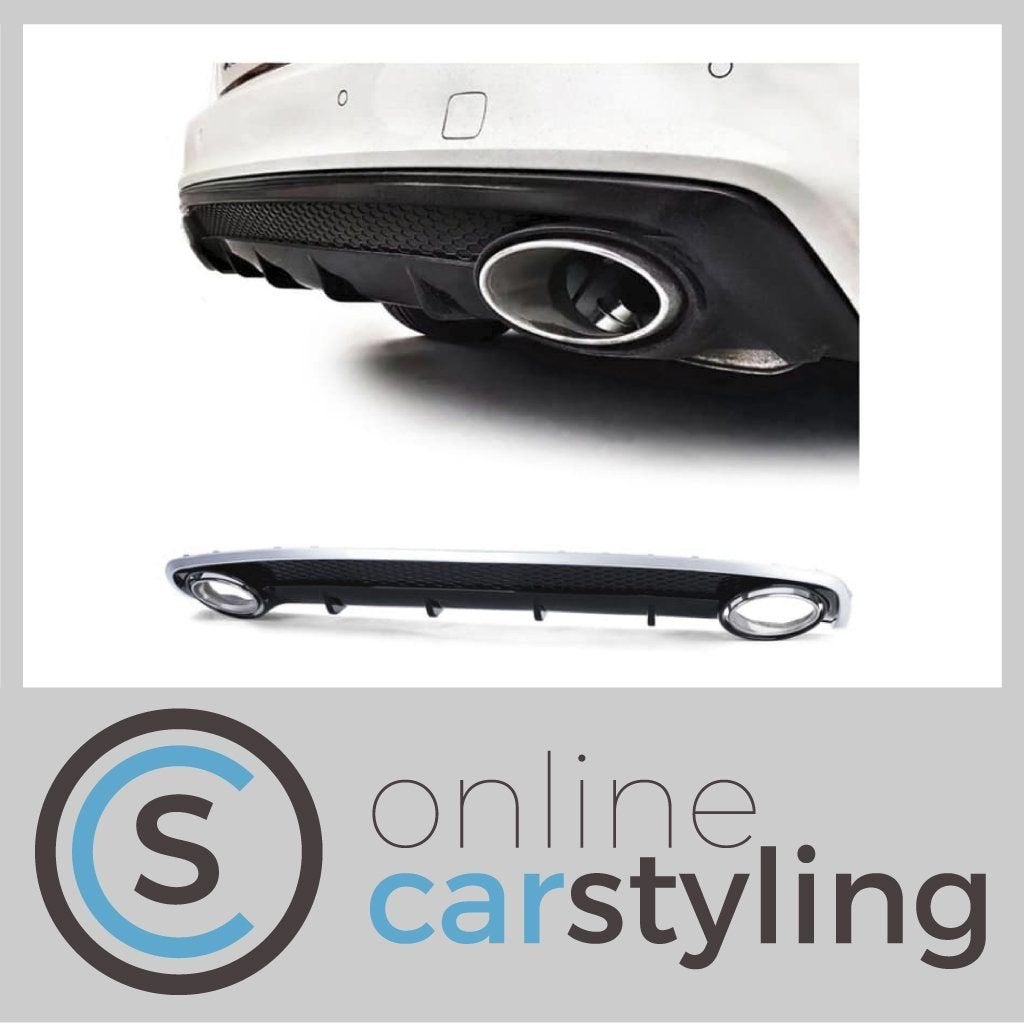 Achterbumper Diffuser + uitlaatsierstukken Audi A4 B8 RS Loo, Auto-onderdelen, -, -, Nieuw, Achter