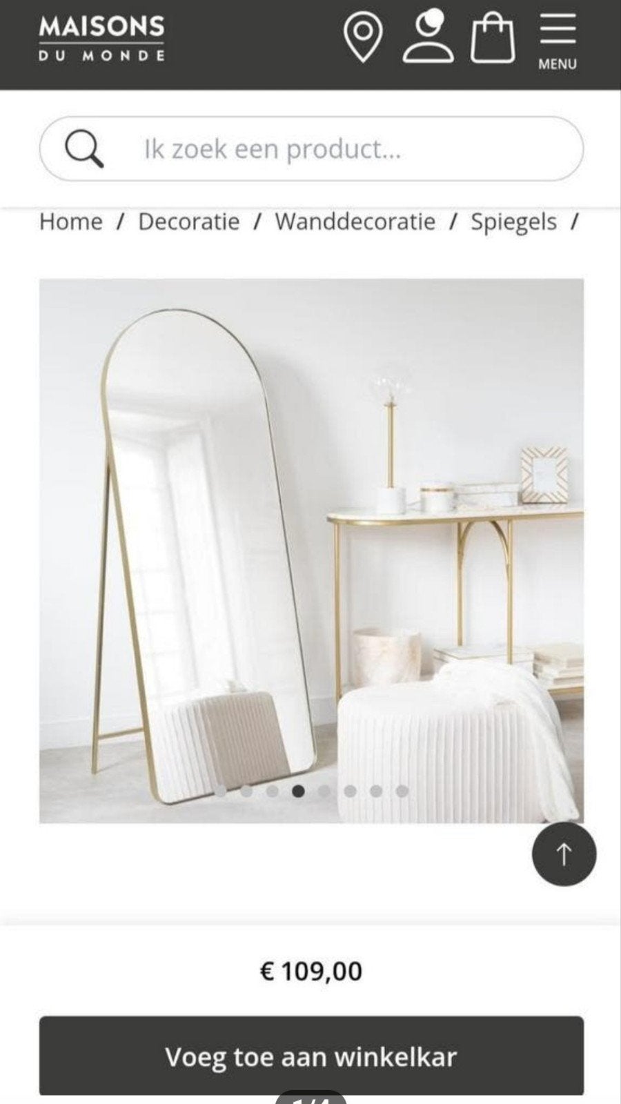 Spiegel Mason du monde, Maison & Meubles, Accessoires pour la Maison | Miroirs, Enlèvement