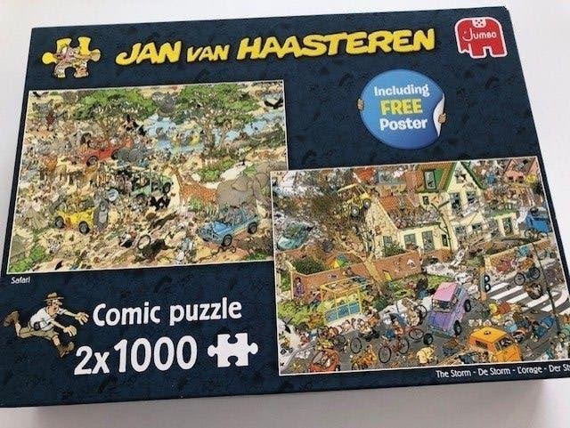 puzzel Jan van Haasteren, Enlèvement, Plus de 1 500 pièces, Comme neuf, Puzzle