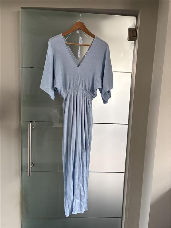 Brigitte Bardot - Zomerjurk, Maat 38/40 (M), Brigitte Bardot, Blauw, Ophalen of Verzenden