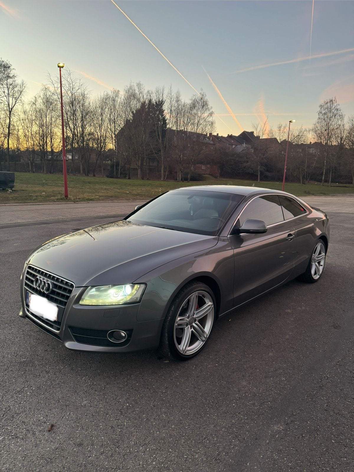 Audi A5 2.7TDI boite auto avec palettes au volant, Cuir, Achat, Intérieur cuir, Noir