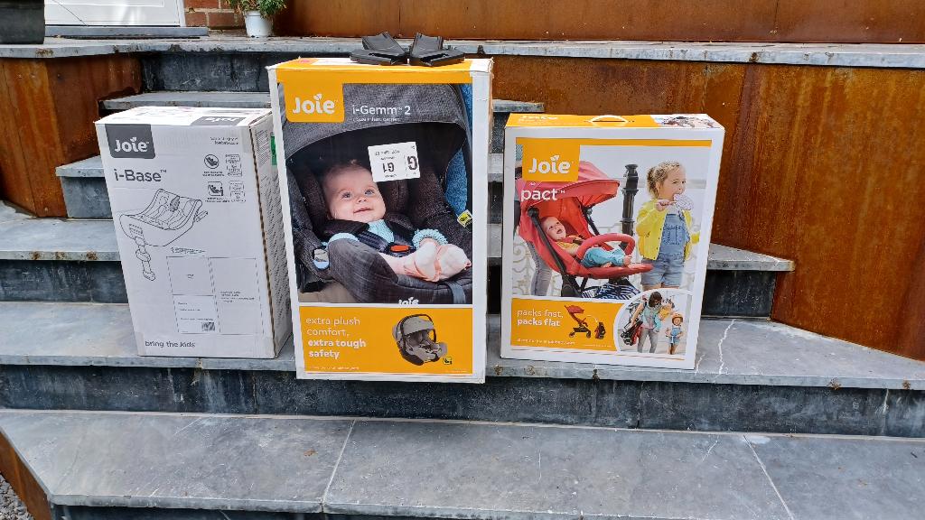 Cosy, Poussette et Base Isofix Joie, Enfants & Bébés, Enlèvement, Utilisé, Autres marques, Modèle duo
