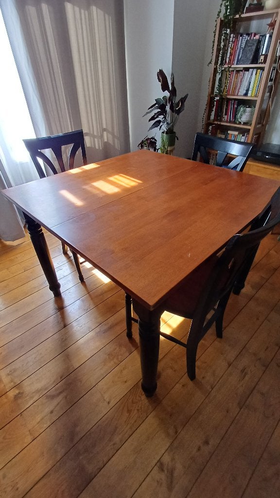 Eettafel, Ophalen, Gebruikt, Vierkant, Vijf personen of meer