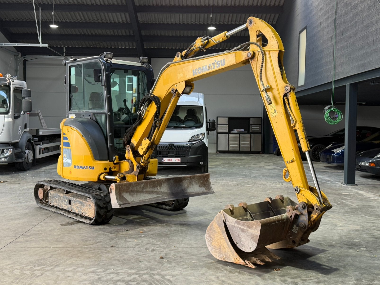 Komatsu PC35 mr 2598 heures  1 propriétaire 2018, Articles professionnels, Enlèvement, Excavatrice