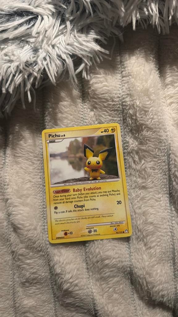 Pichu 93/123, Hobby en Vrije tijd, Verzamelkaartspellen | Pokémon, Ophalen of Verzenden, Zo goed als nieuw